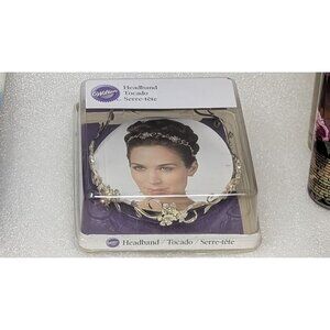 Wilton Silver Plated Rhinestone Headband